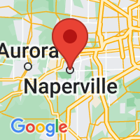Map of Naperville, IL
